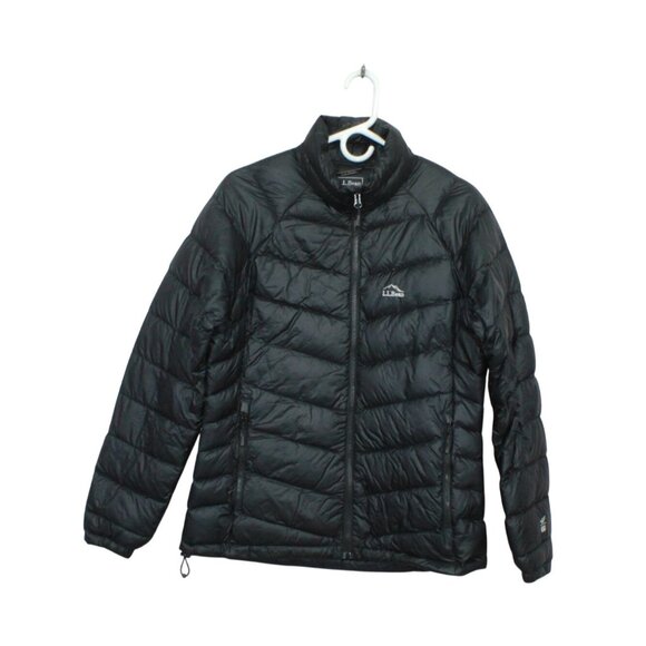LL Bean Ultralight 850 Down Jacket Black Size Small - Picture 1 of 13